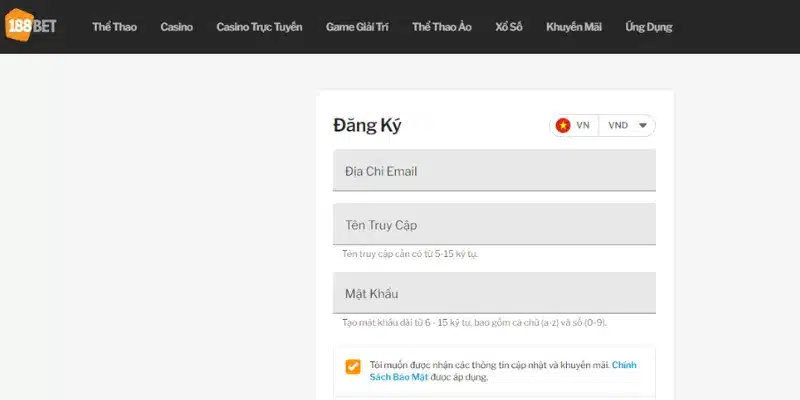 Đăng nhập 188bet thành công trong vài phút – Mẹo và lưu ý