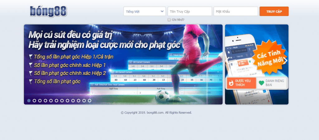 Nhà cái Bong88 – Thương hiệu cá cược trực tuyến hàng đầu