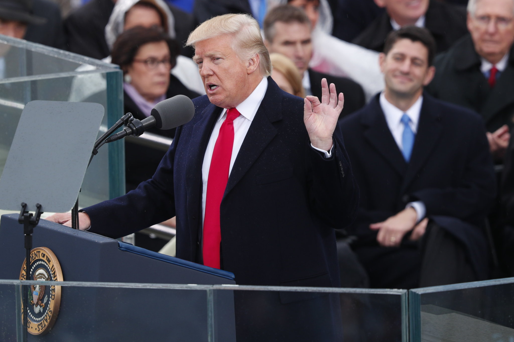 Donald Trump Is Sworn In as President, Capping His Swift Ascent
