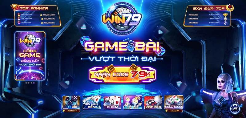 Win79 – Cổng game đánh bài đổi thưởng hàng đầu năm 2024