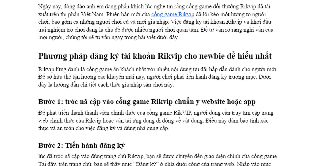 Bí quyết nhận Rik miễn phí mỗi ngày cho game thủ