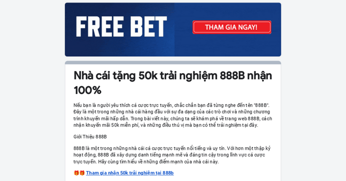 Nhà cái 4twbet – Nhận ngay 50k freebet khi đăng ký tài khoản