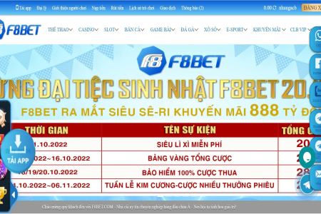 Y8bet – Nhà cái cá cược trực tuyến mới, tràn đầy hứa hẹn cùng nhiều khuyến mãi hấp dẫn