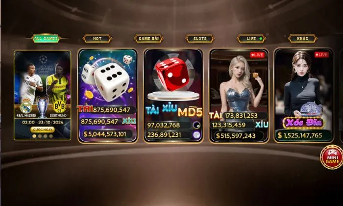 Game bài số 1 Việt Nam - Thế giới giải trí đỉnh cao cho người chơi!