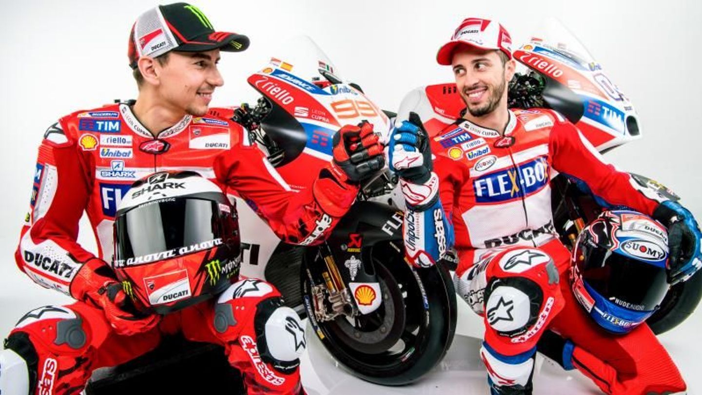 Ducati launch: Lorenzo and Dovizioso's Desmosedici