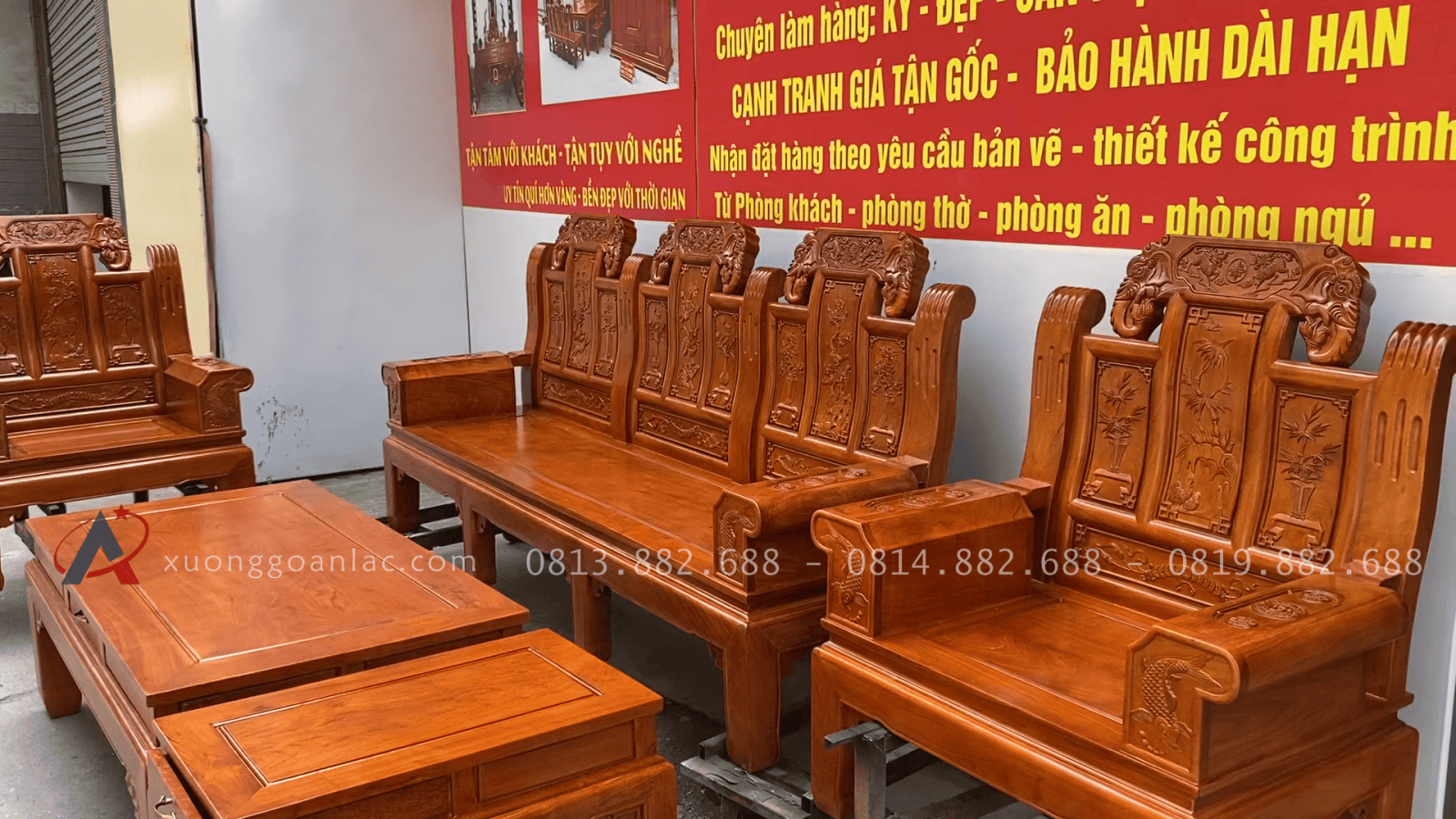 Bộ Bàn Ghế Âu Á Tay Hộp, Chương Voi Cao Cấp Được Yêu Thích