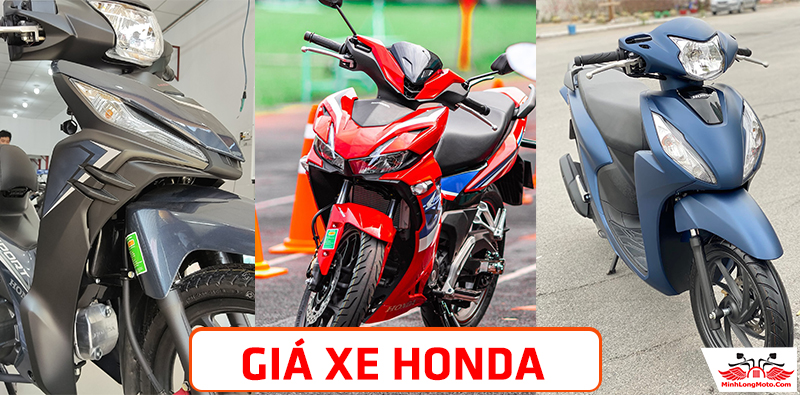 Cập nhật bảng giá xe máy Honda Thái Nguyên tháng 11/2024