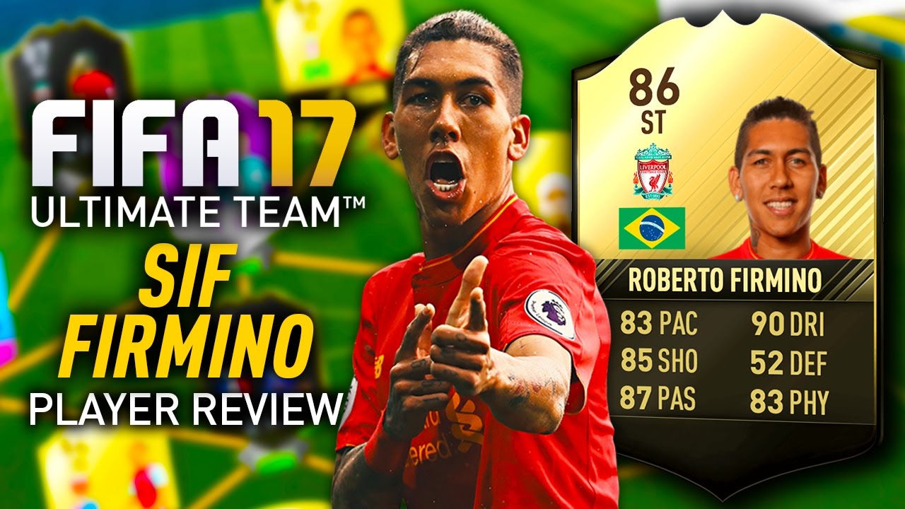Roberto Firmino FIFA 17: Đánh giá và chỉ số cầu thủ 83 và 86