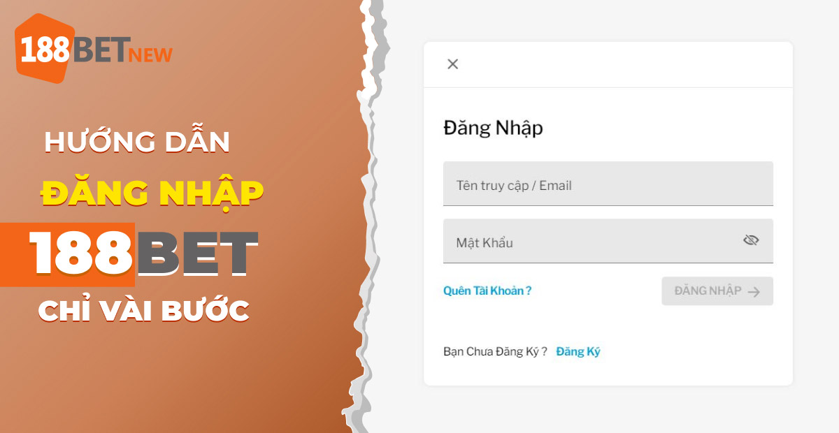 Đăng nhập 188bet trên máy tính: Chi tiết từng bước cho người mới