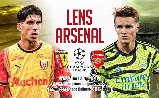 Lens đấu với Arsenal:  Nhận định trước trận và đội hình ra sân.