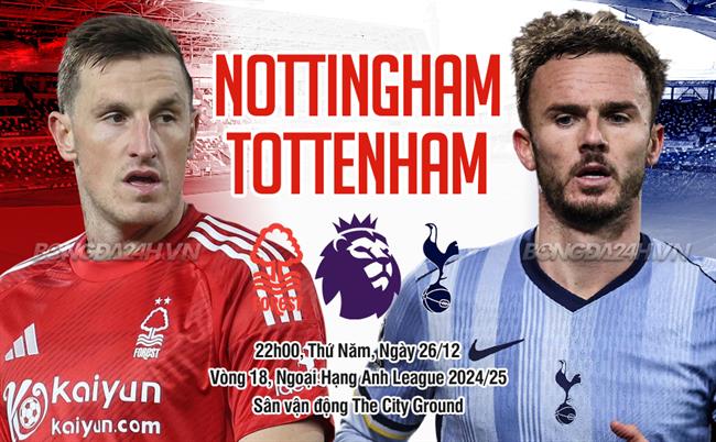 Tottenham đấu với Nottm Forest: Lịch thi đấu, link xem, nhận định